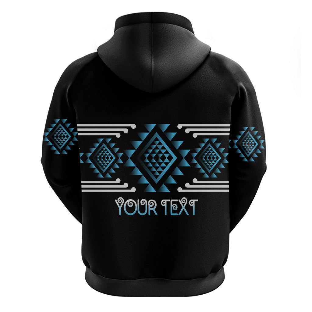 Aotearoa Atua Ranginui Personalised Zip Hoodie Maori Sky Father Taniko Motifs LT14 - Polynesian Pride