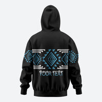 Aotearoa Atua Ranginui Personalised Zip Hoodie Maori Sky Father Taniko Motifs LT14 - Polynesian Pride