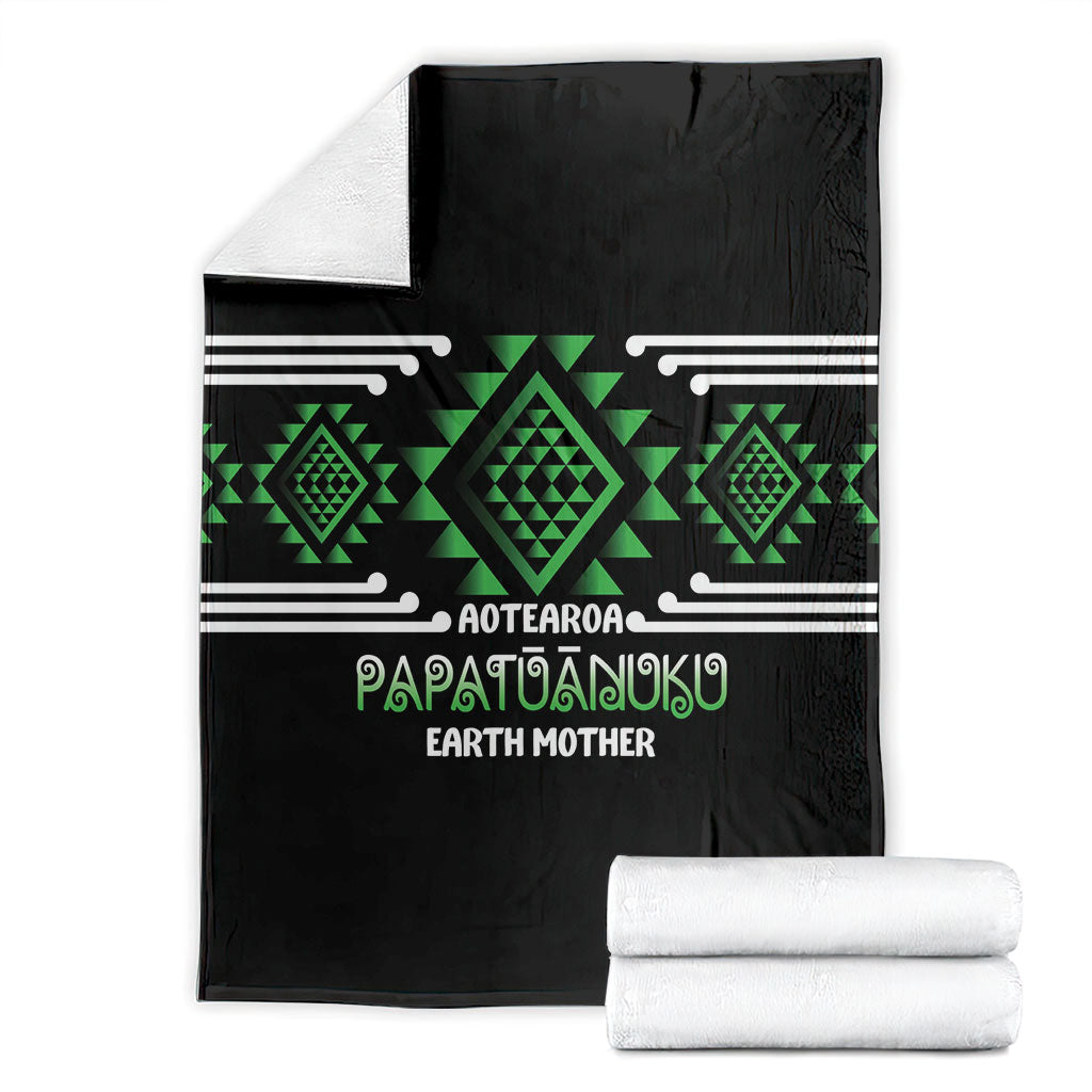 Aotearoa Atua Papatuanuku Blanket Maori Earth Mother Taniko Motifs LT14 - Polynesian Pride
