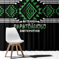 Aotearoa Atua Papatuanuku Window Curtain Maori Earth Mother Taniko Motifs LT14 - Polynesian Pride
