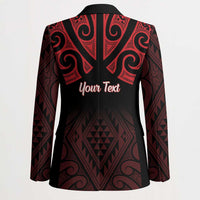 Personalised Keep Maori Wards New Zealand Blazer Stronger Together Aotearoa Taniko LT14 - Polynesian Pride