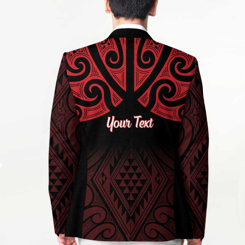Personalised Keep Maori Wards New Zealand Blazer Stronger Together Aotearoa Taniko LT14 - Polynesian Pride