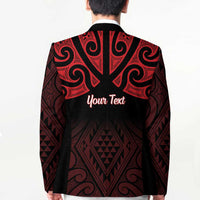 Personalised Keep Maori Wards New Zealand Blazer Stronger Together Aotearoa Taniko LT14 - Polynesian Pride