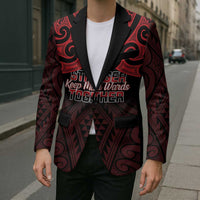 Personalised Keep Maori Wards New Zealand Blazer Stronger Together Aotearoa Taniko LT14 - Polynesian Pride