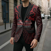 Personalised Keep Maori Wards New Zealand Blazer Stronger Together Aotearoa Taniko LT14 - Polynesian Pride