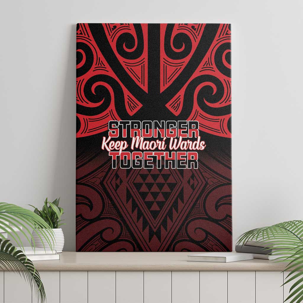 Keep Maori Wards New Zealand Canvas Wall Art Stronger Together Aotearoa Taniko LT14 - Polynesian Pride