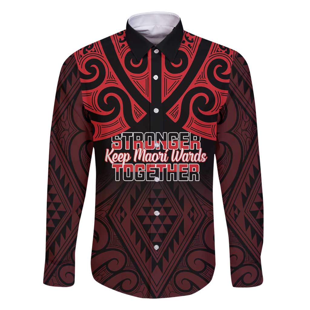 Personalised Keep Maori Wards New Zealand Family Matching Long Sleeve Bodycon Dress and Hawaiian Shirt Stronger Together Aotearoa Taniko - Polynesian Pride