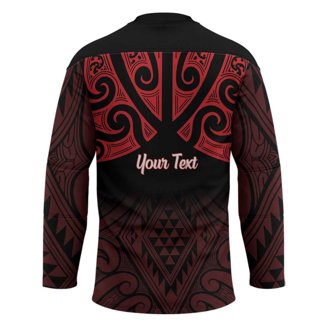 Personalised Keep Maori Wards New Zealand Hockey Jersey Stronger Together Aotearoa Taniko LT14 - Polynesian Pride