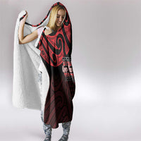 Keep Maori Wards New Zealand Hooded Blanket Stronger Together Aotearoa Taniko LT14 - Polynesian Pride
