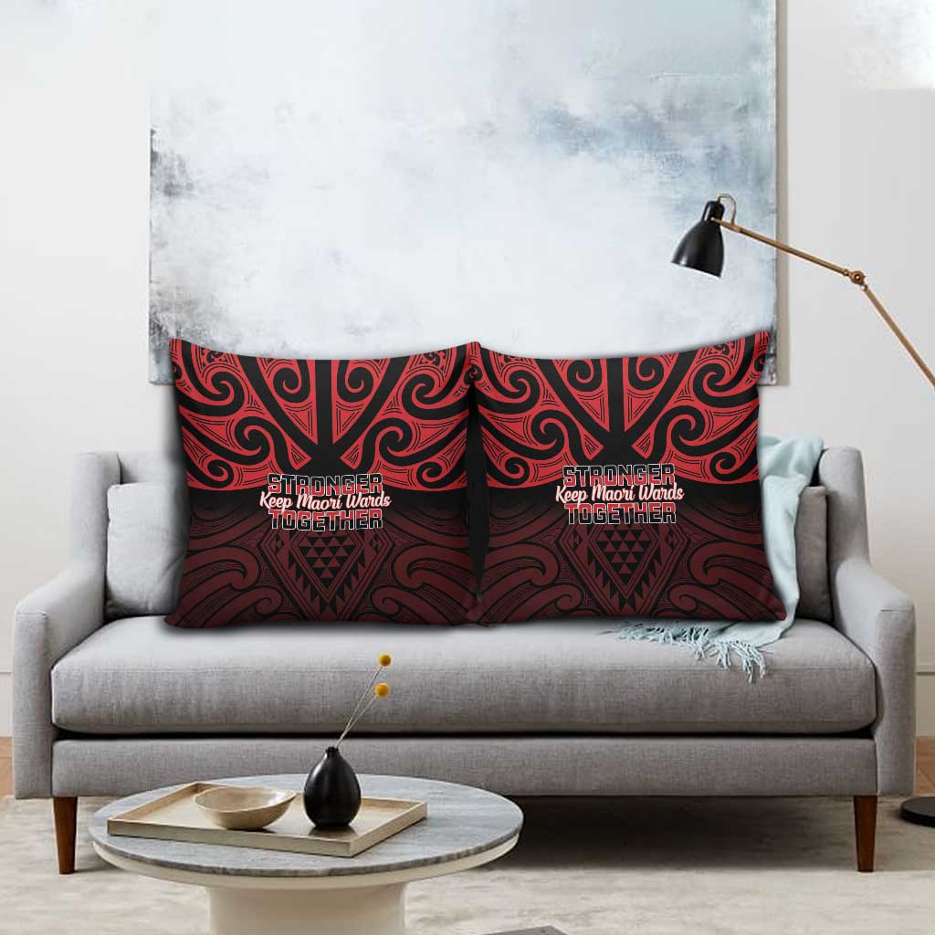 Keep Maori Wards New Zealand Pillow Cover Stronger Together Aotearoa Taniko LT14 - Polynesian Pride
