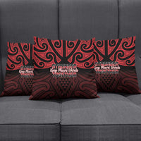 Keep Maori Wards New Zealand Pillow Cover Stronger Together Aotearoa Taniko LT14 - Polynesian Pride