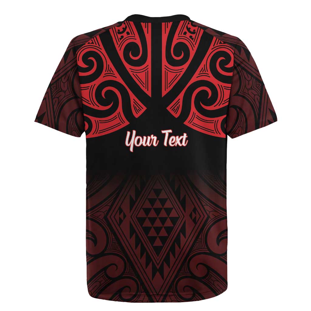Personalised Keep Maori Wards New Zealand Rugby Jersey Stronger Together Aotearoa Taniko - Polynesian Pride
