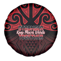 Keep Maori Wards New Zealand Spare Tire Cover Stronger Together Aotearoa Taniko LT14 - Polynesian Pride