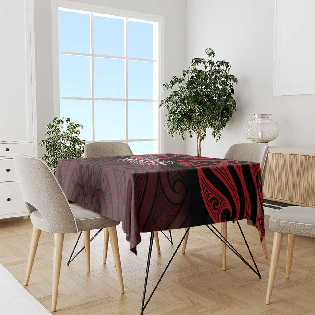 Keep Maori Wards New Zealand Tablecloth Stronger Together Aotearoa Taniko LT14 - Polynesian Pride