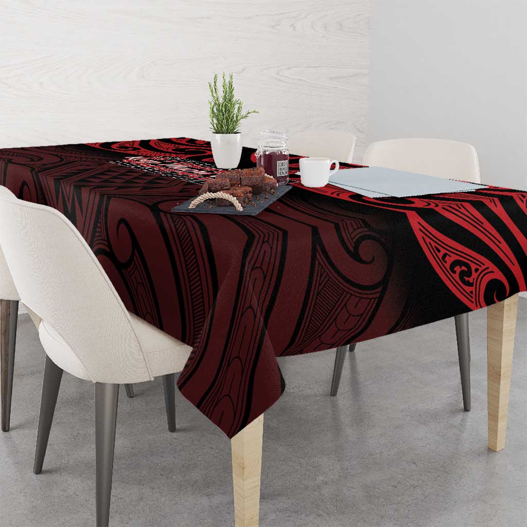 Keep Maori Wards New Zealand Tablecloth Stronger Together Aotearoa Taniko LT14 - Polynesian Pride