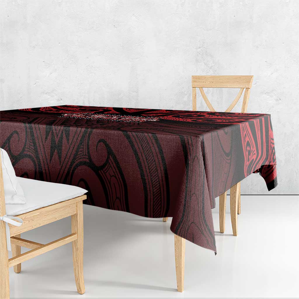 Keep Maori Wards New Zealand Tablecloth Stronger Together Aotearoa Taniko LT14 - Polynesian Pride