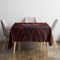 Keep Maori Wards New Zealand Tablecloth Stronger Together Aotearoa Taniko LT14 - Polynesian Pride