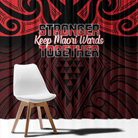 Keep Maori Wards New Zealand Window Curtain Stronger Together Aotearoa Taniko LT14 - Polynesian Pride
