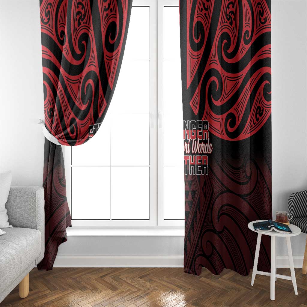Keep Maori Wards New Zealand Window Curtain Stronger Together Aotearoa Taniko LT14 - Polynesian Pride