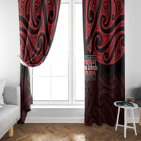 Keep Maori Wards New Zealand Window Curtain Stronger Together Aotearoa Taniko LT14 - Polynesian Pride
