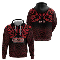 Personalised Keep Maori Wards New Zealand Zip Hoodie Stronger Together Aotearoa Taniko LT14 - Polynesian Pride