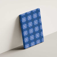 Royal Blue Hawaiian Quilt Canvas Wall Art Hawaii Pineapple Monstera Palaka Motifs LT14 - Polynesian Pride