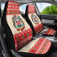 Mele Kalikimaka Hawaii Car Seat Cover Funny Beer-Loving Santa Hawaiian Tropical - Polynesian Pride