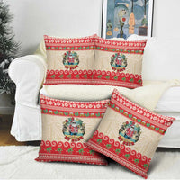 Mele Kalikimaka Hawaii Pillow Cover Funny Beer-Loving Santa Hawaiian Tropical - Polynesian Pride