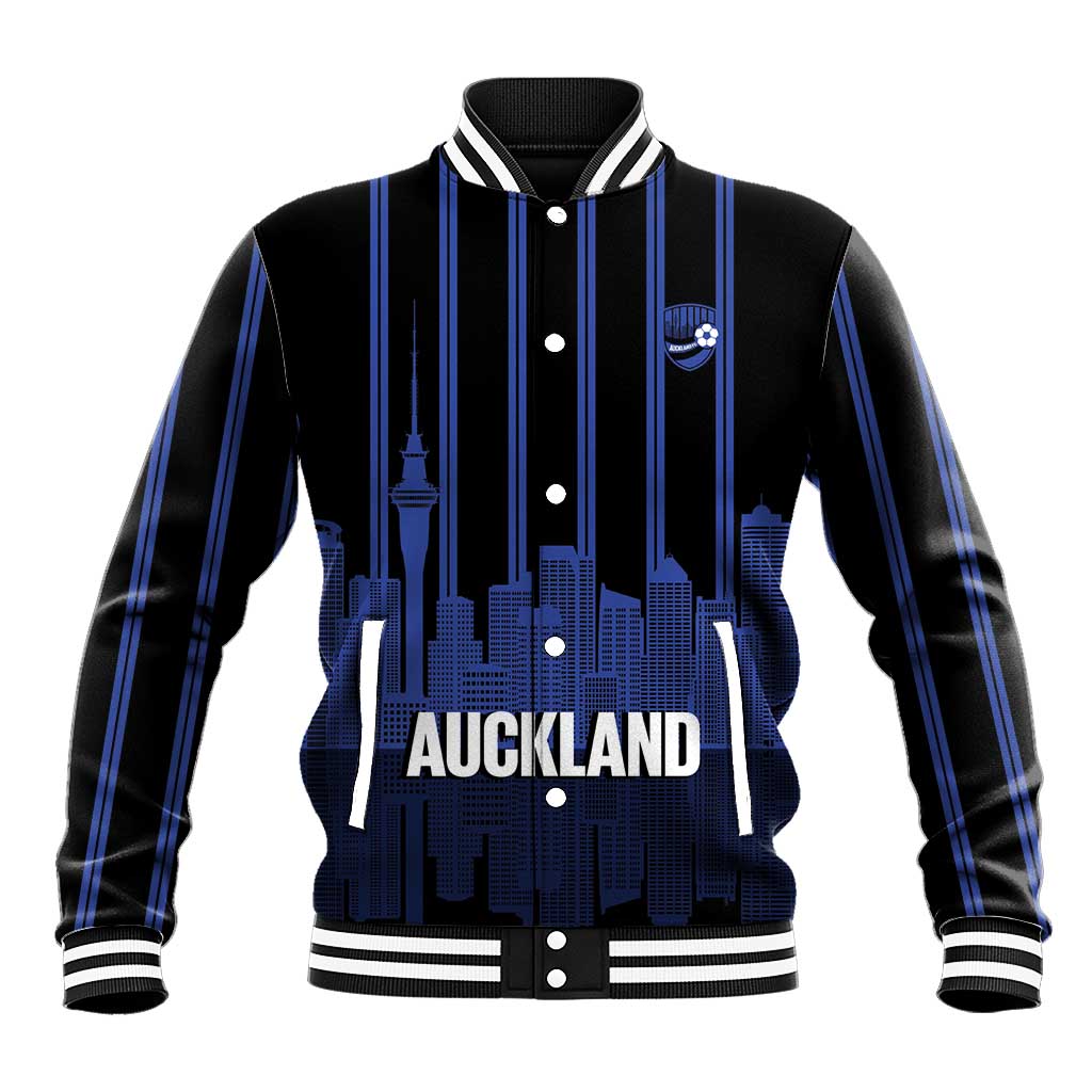 New Zealand Auckland Football Custom Baseball Jacket Go City of Sails Est 2025