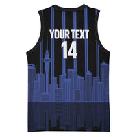 New Zealand Auckland Football Custom Basketball Jersey Go City of Sails Est 2025 LT14 - Polynesian Pride