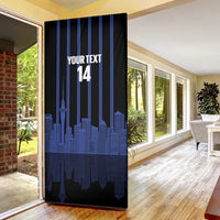 New Zealand Auckland Football Custom Door Cover Go City of Sails Est 2025 LT14 - Polynesian Pride