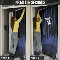 New Zealand Auckland Football Custom Door Cover Go City of Sails Est 2025 LT14 - Polynesian Pride