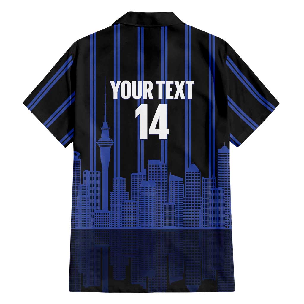 New Zealand Auckland Football Custom Family Matching Puletasi and Hawaiian Shirt Go City of Sails Est 2025 LT14 - Polynesian Pride