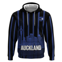 New Zealand Auckland Football Custom Hoodie Go City of Sails Est 2025 LT14 Pullover Hoodie Black - Polynesian Pride