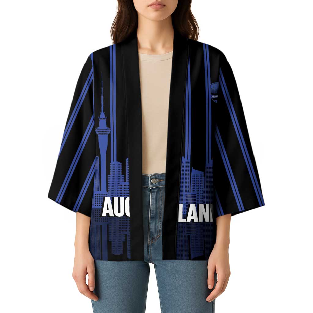 New Zealand Auckland Football Custom Kimono Go City of Sails Est 2025 LT14 - Polynesian Pride