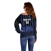 New Zealand Auckland Football Custom Off Shoulder Sweater Go City of Sails Est 2025 LT14 - Polynesian Pride