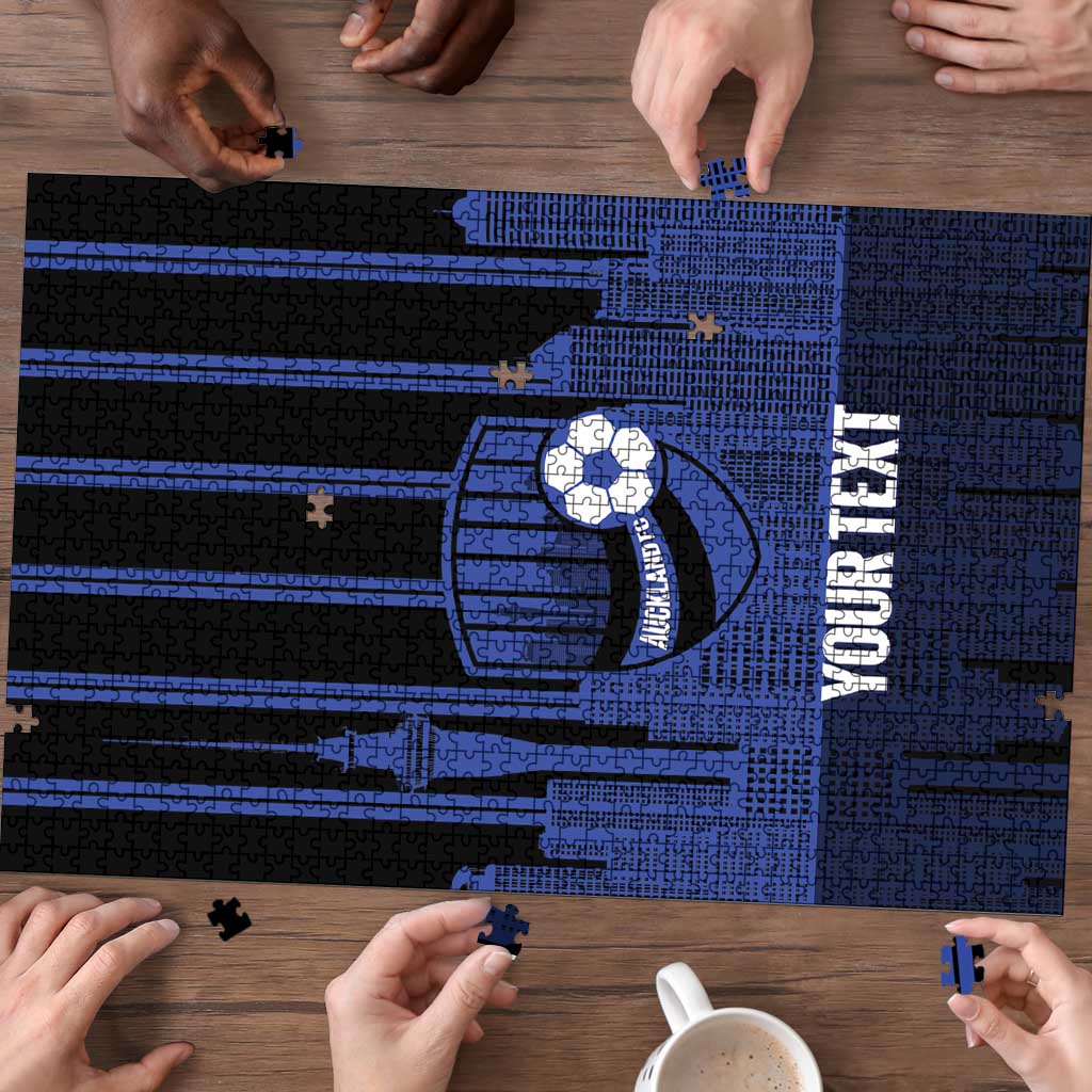 New Zealand Auckland Football Custom Puzzle Go City of Sails Est 2025