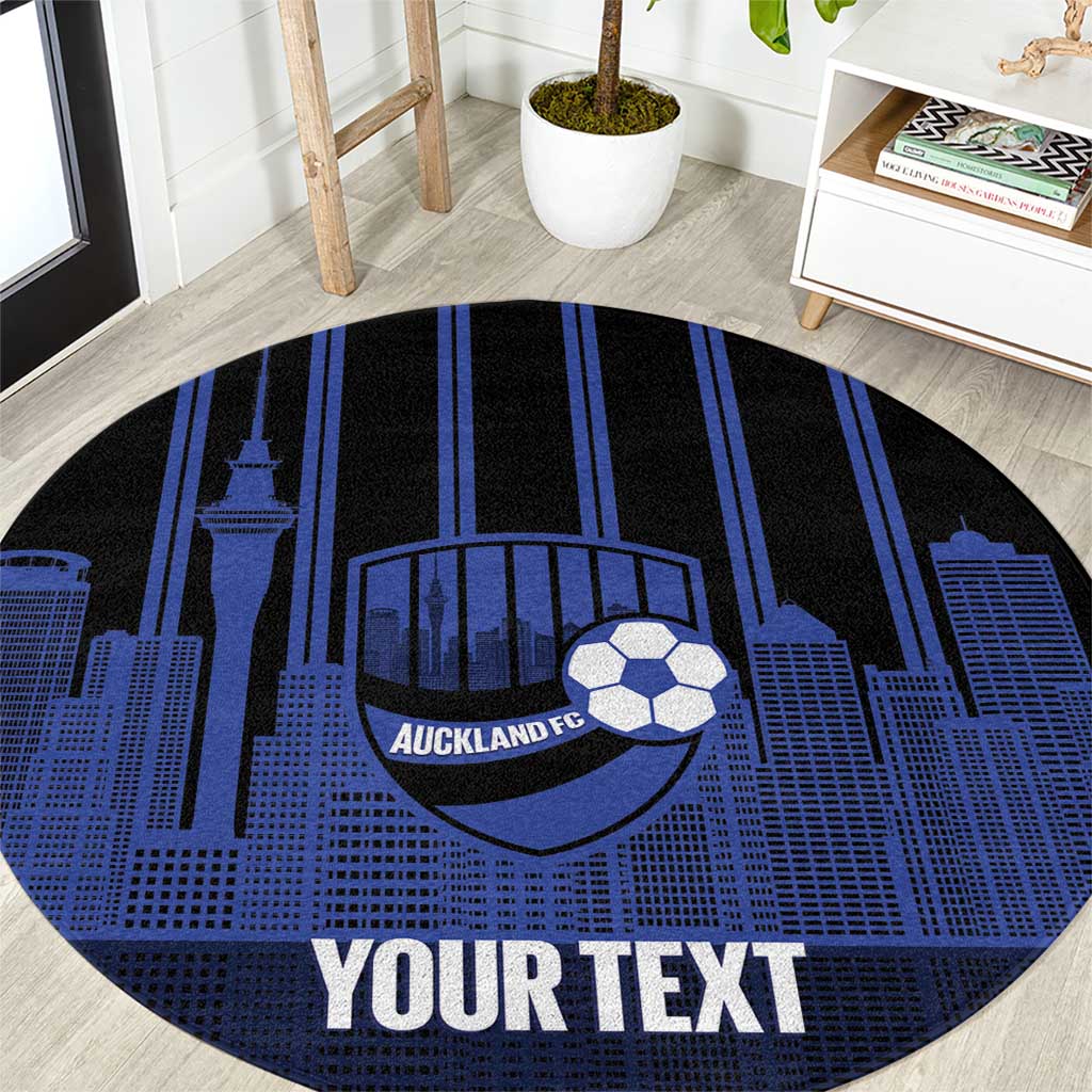 New Zealand Auckland Football Custom Round Carpet Go City of Sails Est 2025