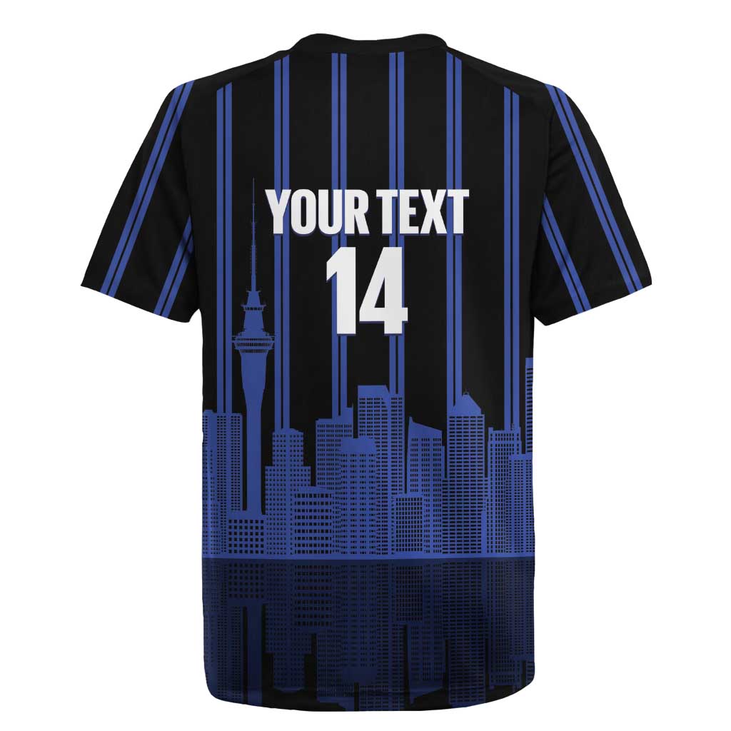 New Zealand Auckland Football Custom Rugby Jersey Go City of Sails Est 2025 LT14 - Polynesian Pride