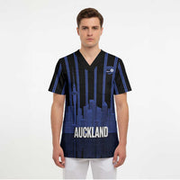 New Zealand Auckland Football Custom Scrub Top Go City of Sails Est 2025