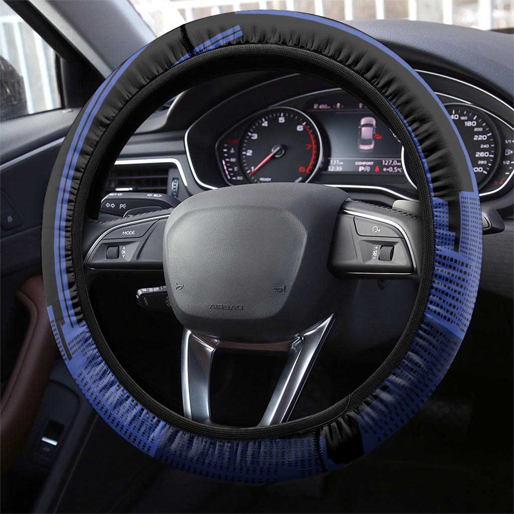 New Zealand Auckland Football Steering Wheel Cover Go City of Sails Est 2025 LT14 - Polynesian Pride