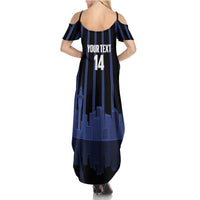 New Zealand Auckland Football Custom Summer Maxi Dress Go City of Sails Est 2025 LT14 - Polynesian Pride