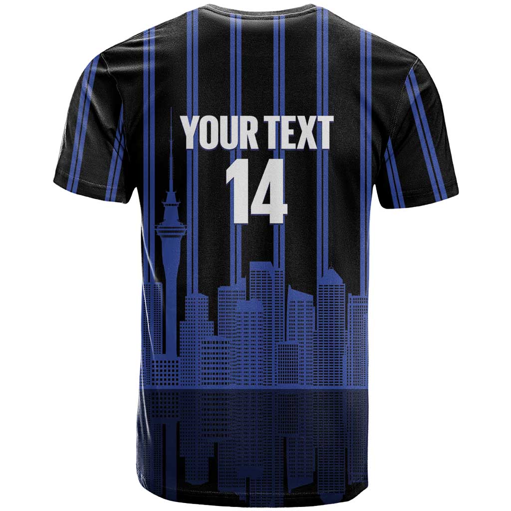 New Zealand Auckland Football Custom T Shirt Go City of Sails Est 2025 LT14 - Polynesian Pride