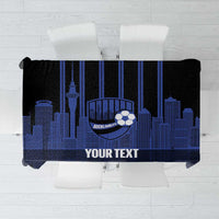 New Zealand Auckland Football Custom Tablecloth Go City of Sails Est 2025