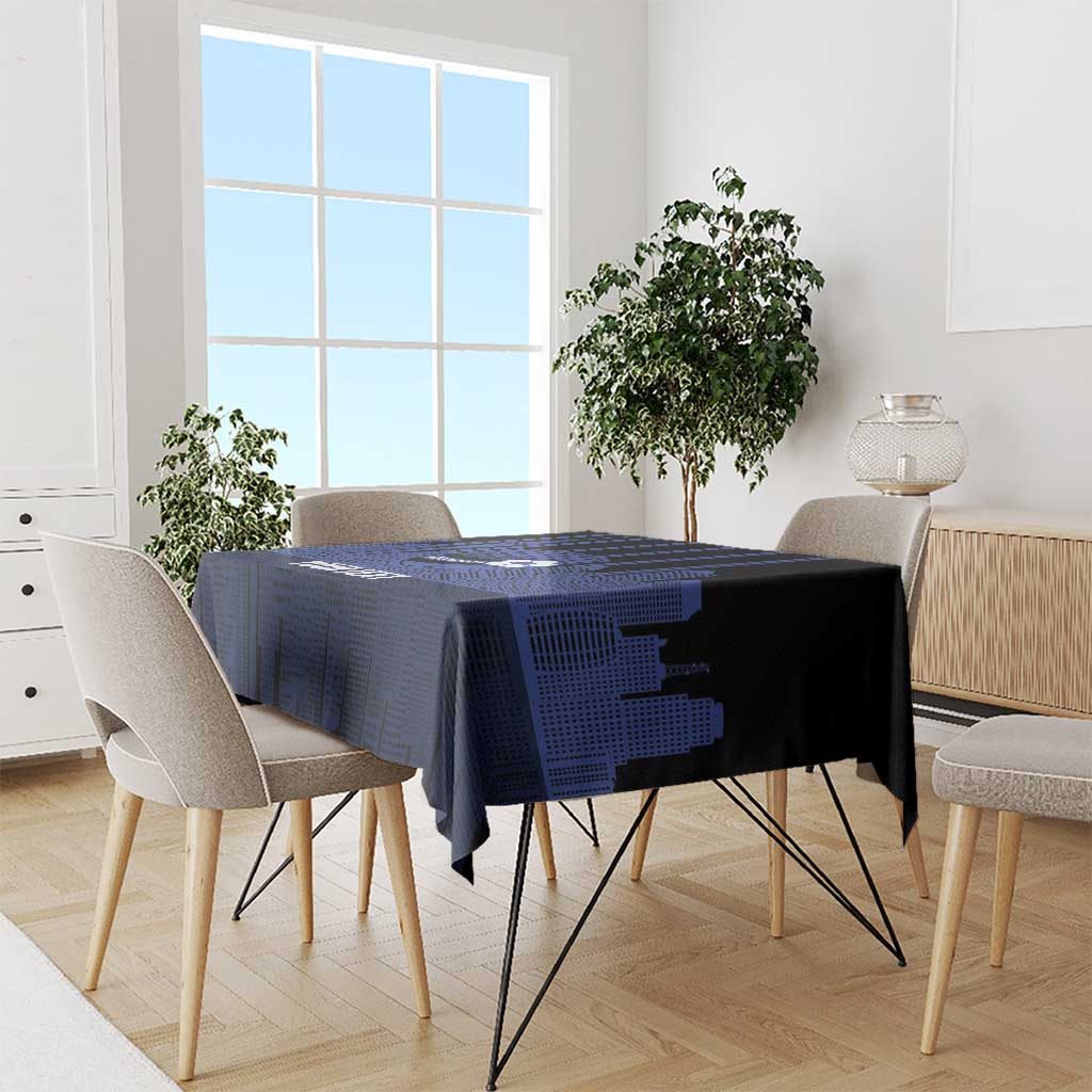 New Zealand Auckland Football Custom Tablecloth Go City of Sails Est 2025