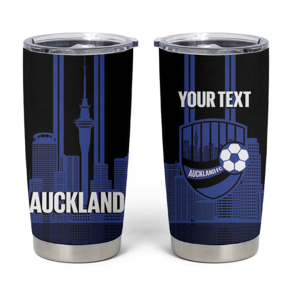 New Zealand Auckland Football Custom Tumbler Cup Go City of Sails Est 2025