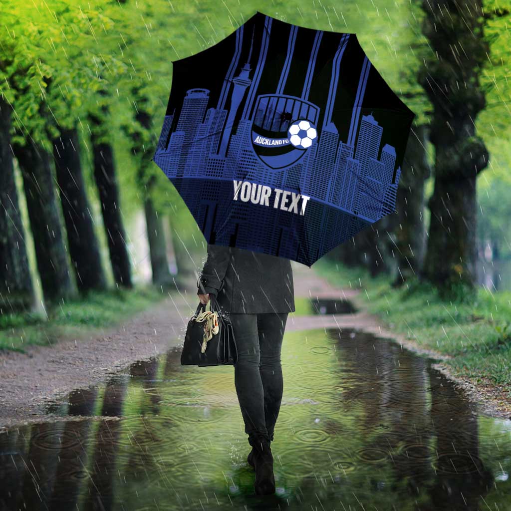 New Zealand Auckland Football Custom Umbrella Go City of Sails Est 2025 LT14 - Polynesian Pride