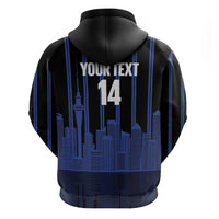 New Zealand Auckland Football Custom Zip Hoodie Go City of Sails Est 2025 LT14 - Polynesian Pride