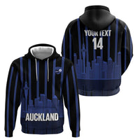 New Zealand Auckland Football Custom Zip Hoodie Go City of Sails Est 2025 LT14 - Polynesian Pride