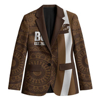 Bula Fiji Football Custom Blazer One Vanua One Team Tapa Pattern